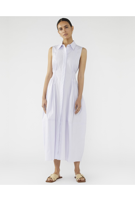 OPAL MIDI DRESS (LILAC)