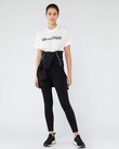 AMELIA CROP LOGO TEE (WHITE)