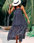 A DAY IN THE COUNTRY DRESS (NAVY)