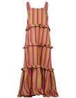 FRILL WE MEET AGAIN DRESS (TAN/PINK)