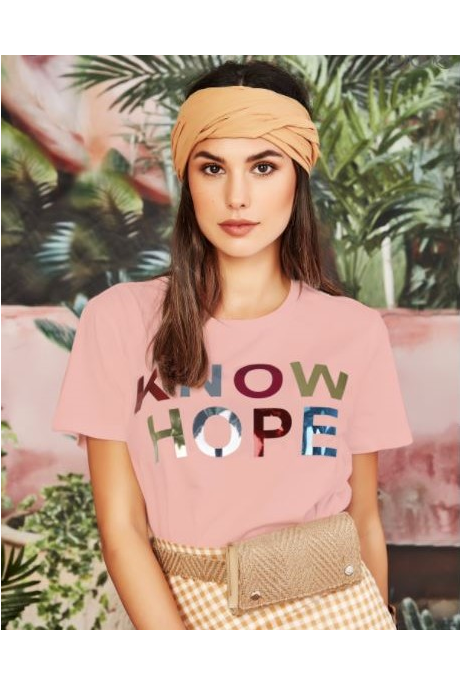 KNOW HOPE T-SHIRT (PINK)