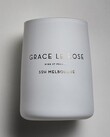 GRACE LE ROSE CANDLE (WHITE MATTE GLASS)