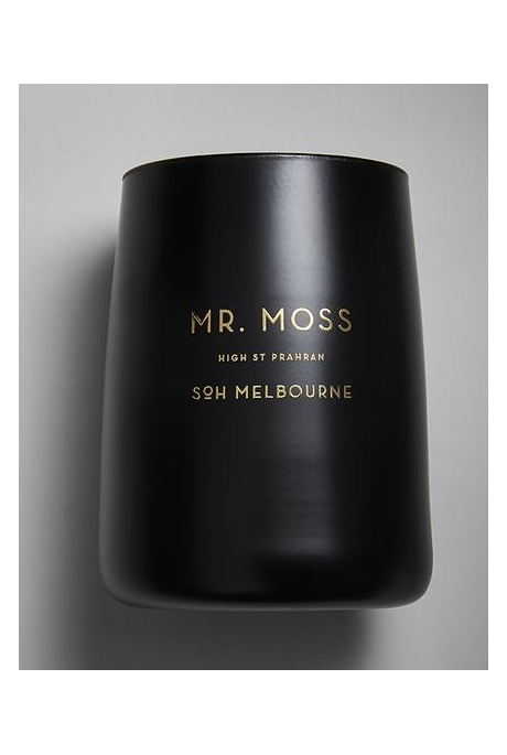 MR MOSS CANDLE (BLACK MATTE GLASS)