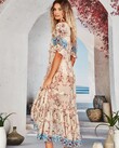 THE FRILLS ARE ALIVE DRESS (NATURAL FLORAL)