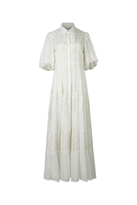TIERS AND GRACES DRESS (WHITE)