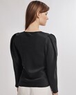 ORiGAMI SLEEVE TOP (BLACK)