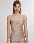 STRAIGHT NECK CAMI (ALUMINIUM)