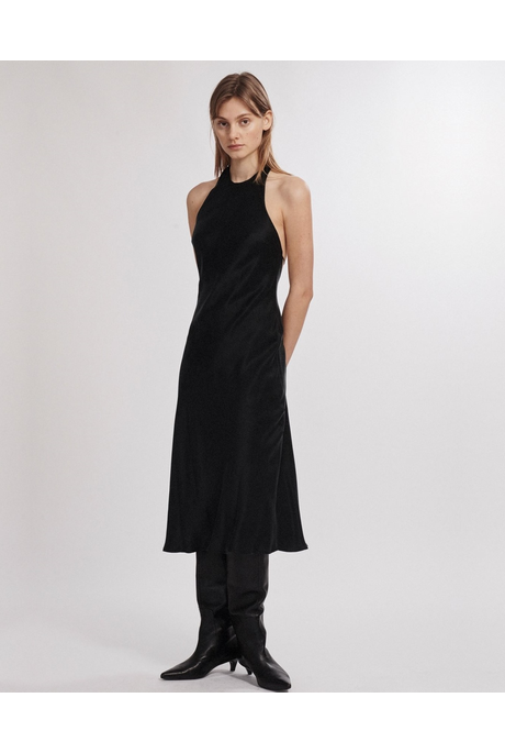 HALTER DRESS (BLACK)