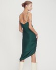 90S SILK SLIP DRESS (EMERALD)