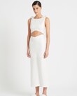 AMBROISE MIDI SKIRT (iVORY)