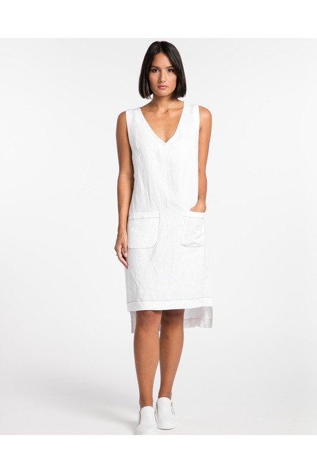 LIVE IN THE NOW DRESS (WHITE)