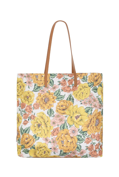 PRINTED TOTE BAG (SUNSHINE FLORAL)