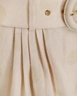 THE LOVESTRUCK POLKA SHORT (TAN/ECRU DOT)