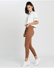 ARQUETTE CROP LOGO TEE (WHITE)