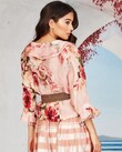 OVER THE FRILLS AND FAR AWAY JACKET(BLUSH FLORAL)