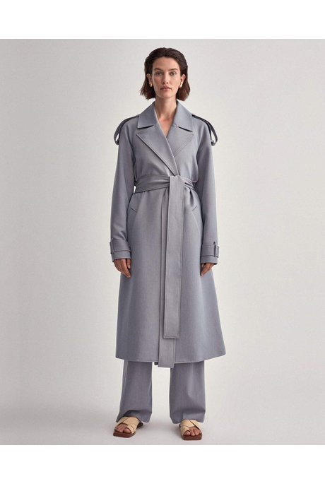 AVARY TRENCH COAT (LIGHT GREY)