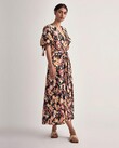 DELFINO V NECK DRESS (DELFINO PRINT)