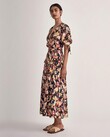 DELFINO V NECK DRESS (DELFINO PRINT)