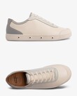 G2S RETRO LEATHER SNEAKERS (OFF WHITE/GREY)