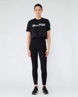 AMELIA CROP LOGO TEE (BLACK)