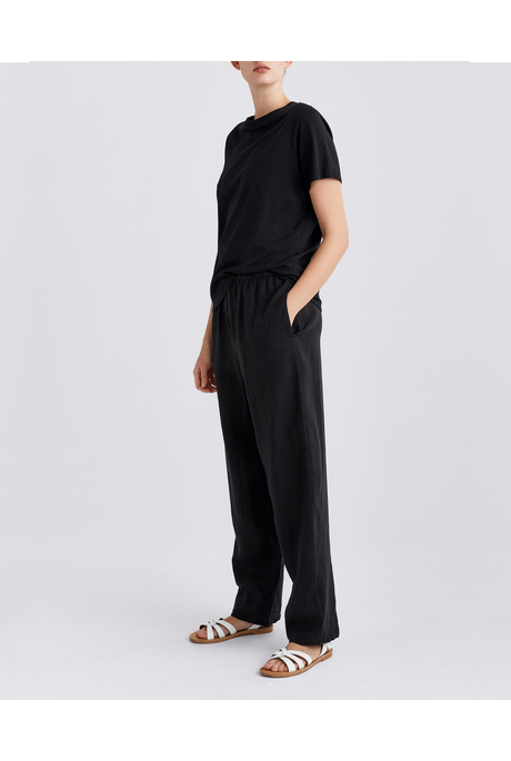 ORSON LINEN PANT (DARKEST NAVY)