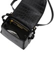 THE MILLA JET SET BAG (BLACK CROC)