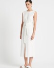 YVES MIDI DRESS (IVORY)