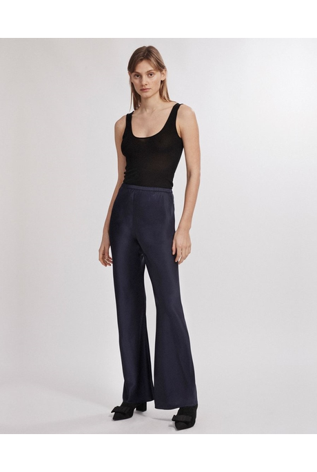 BIAS CUT PANTS (NAVY)