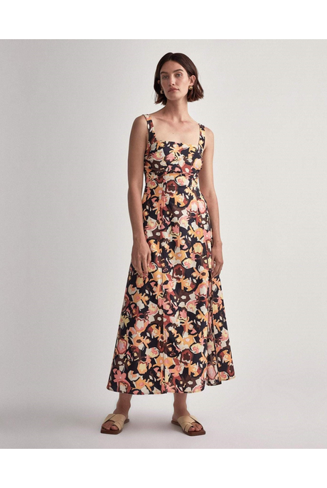 DELFINO SPLIT SKIRT DRESS (DELFINO PRINT)