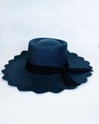 SCALLOPED ELEGANCE (INDIGO)