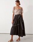 PARKER WRAP SKIRT (BLACK)