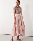 PARKER WRAP SKIRT (PINK)