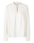 BLOUSE WITH LACE INSERTS (OFF WHITE)