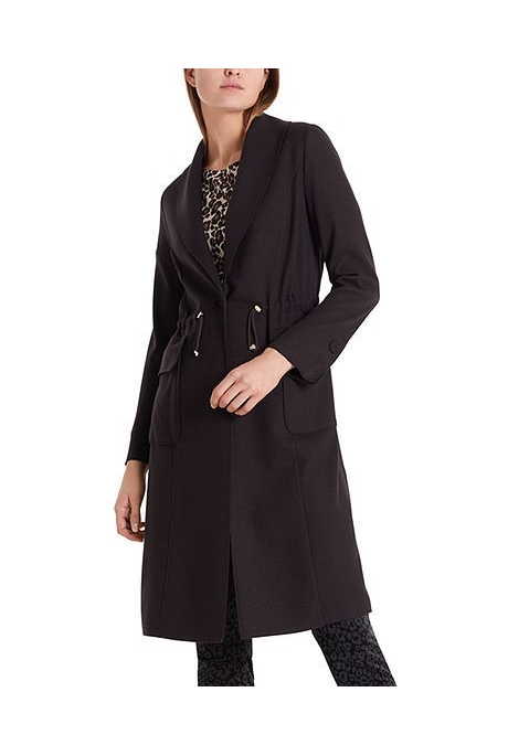 WOOL JERSEY COAT (DARK MORO)