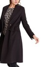 WOOL JERSEY COAT (DARK MORO)