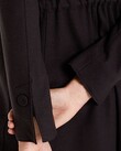 WOOL JERSEY COAT (DARK MORO)