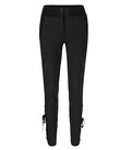 STRETCH PANTS WITH HIGH WAISTBAND (BLACK)