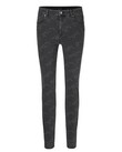 DRAINPIPE JEANS WITH LOGO (FLANNEL)