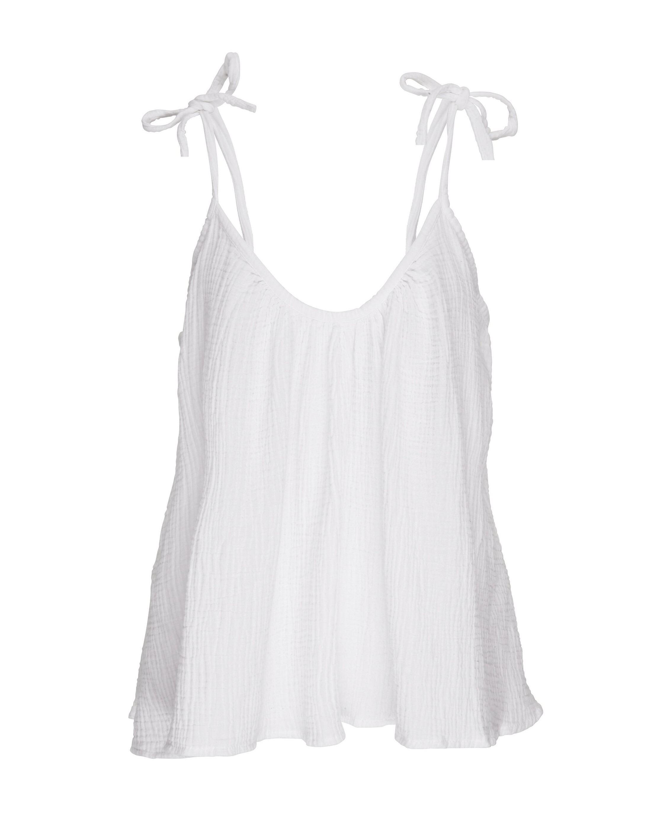 TIE ME LONGLINE CAMI (WHITE)- HONOUR APPAREL SUMMER 21 Boxing Day Sale
