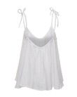 TIE ME LONGLINE CAMI (WHITE)