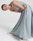 TIE ME MAXI DRESS (POWDER BLUE)