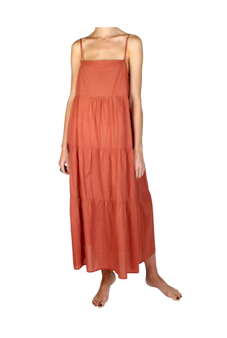 CAPRI DRESS (RUST)