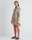 FRANK SHIRT MINI DRESS (SAND)