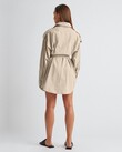 FRANK SHIRT MINI DRESS (SAND)