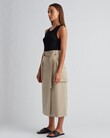 FRANCESCA MIDI SKIRT (PALE STONE)