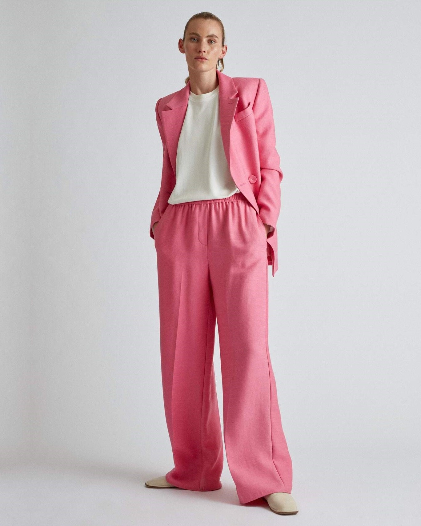 CLAUDIA TROUSER CANDY PINK CAMILLA AND MARC AUTUMN WINTER 21 Boxing Day Sale
