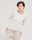 CONTRAST LINE JUMPER (ALABASTER/CASHEW)