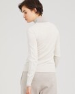 CONTRAST LINE JUMPER (ALABASTER/CASHEW)