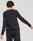 PLAID DRAWSTRING JUMPER (NAVY/GUNMETAL/BLACK)