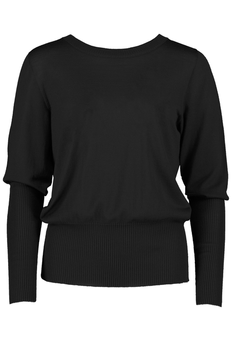 LONG RIB SWEATER (BLACK)